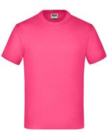 James & Nicholson JN019 Junior Basic-T - Pink - M (122/128)