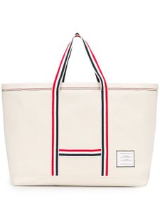 Thom Browne sac cabas Tool médium - Blanc