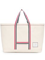 Thom Browne sac cabas Tool médium - Blanc - thumbnail