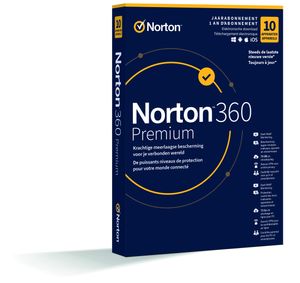 Norton 360 Premium (10 apparaten) Digitale licentie Software