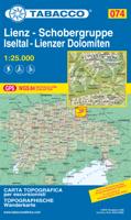 Wandelkaart 074 Lienz - Schobergruppe- Iseltal - Lienzer Dolomiten | Tabacco Editrice