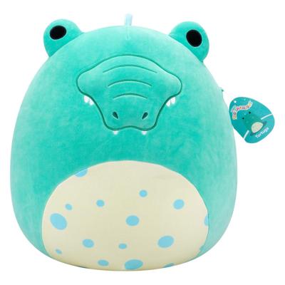 Squishmallows knuffel pluche - tortuga blauwgroene alligator, 40cm