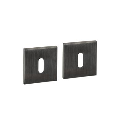 Intersteel Q Sleutelrozetten Verdekt 53x53x6mm PVD Antraciet