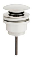 Wiesbaden Caral clickwaste afvoerplug 5/4" mat wit - thumbnail