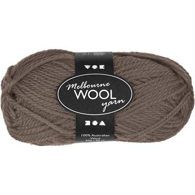 Creativ Company Melbourne wolgaren, l: 92 m, grijs bruin, 50 gr/ 1 bol