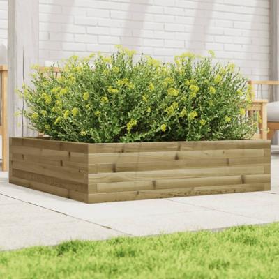 VidaXL Plantenbak 90x90x23 cm geïmpregneerd grenenhout