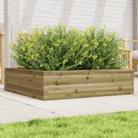 VidaXL Plantenbak 90x90x23 cm geïmpregneerd grenenhout