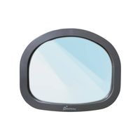 Dreambaby grijze easy-fit grote verstelbare achterbank spiegel - thumbnail