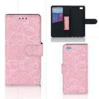 Huawei Ascend P8 Lite Hoesje White Flowers