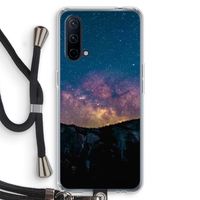 Travel to space: OnePlus Nord CE 5G Transparant Hoesje met koord