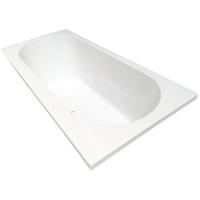 Xellanz Portus RD Inbouw Duo Ligbad - 170x70x43cm - Acryl - Glans Wit