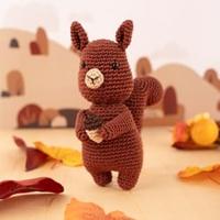 Amigurumi Herfstfestival - Eekhoorn Evita - Yarn and Gingertea Garenpakket - exclusief patroon