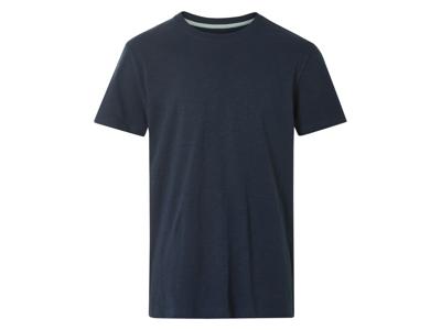LIVERGY Heren T-shirt (Marineblauw, M)