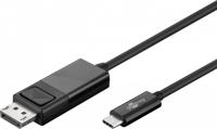 goobay USB-C naar DisplayPort adapterkabel kabel 1,2 Meter, 4K 60Hz