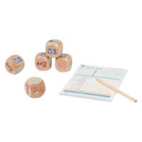 BS Toys houten yatzy junior - 6dlg. BS Toys houten yatzy junior - 6dlg.