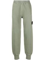 Stone Island pantalon de jogging à patch Compass - Vert