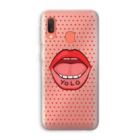Yolo Denise: Samsung Galaxy A20e Transparant Hoesje