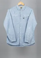 G-Star Light Blue vintage denim shirt in size M for Unisex