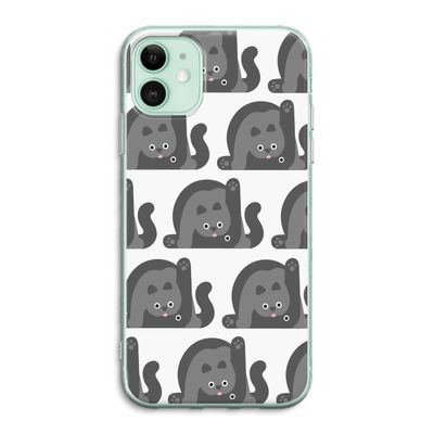 Cats: iPhone 11 Transparant Hoesje