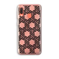 Geometrisch patroon: Samsung Galaxy A20e Transparant Hoesje