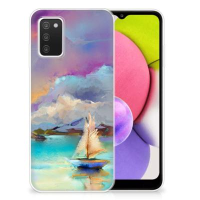 Smartphone hoesje Samsung Galaxy A03S Boat