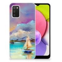 Smartphone hoesje Samsung Galaxy A03S Boat