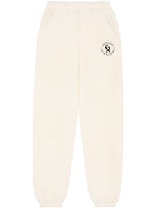 Sporty & Rich pantalon de jogging en coton à logo imprimé - Tons neutres