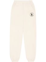 Sporty & Rich pantalon de jogging en coton à logo imprimé - Tons neutres