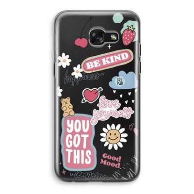 Positivity: Samsung Galaxy A5 (2017) Transparant Hoesje