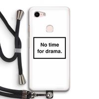No drama: Pixel 3 Transparant Hoesje met koord
