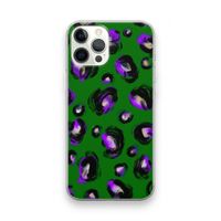 Green Cheetah: iPhone 12 Pro Max Transparant Hoesje