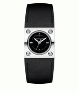 Horlogeband Michael Kors MK2202 Leder Zwart 24mm