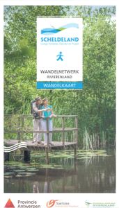 Wandelknooppuntenkaart Wandelnetwerk BE Rivierenland - Scheldeland | P