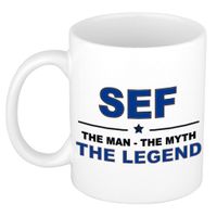 Sef The man, The myth the legend cadeau koffie mok / thee beker 300 ml