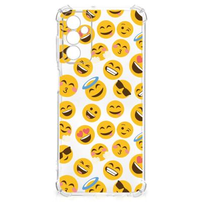 Samsung Galaxy M13 4G | M23 Doorzichtige Silicone Hoesje Emoji Samsung Galaxy M13 4G | M23 Doorzichtige Silicone Hoesje Emoji