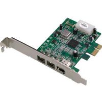 Dawicontrol DC-FW800 FireWire PCIe Hostadapter interfacekaart/-adapter - thumbnail