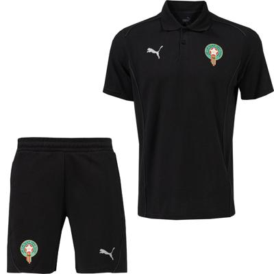 PUMA Marokko Casuals Polo Zomerset 2024-2026 Zwart Zilver