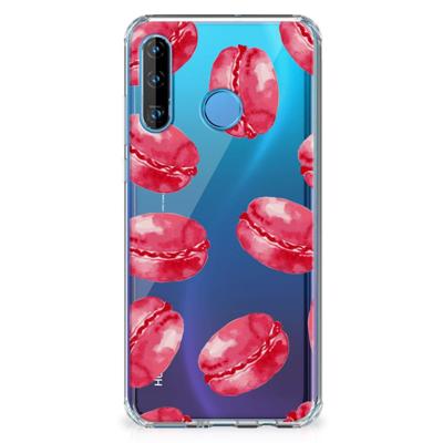 Huawei P30 Lite Beschermhoes Pink Macarons Huawei P30 Lite Beschermhoes Pink Macarons