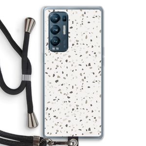 Terrazzo N°14: Oppo Find X3 Neo Transparant Hoesje met koord