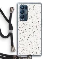 Terrazzo N°14: Oppo Find X3 Neo Transparant Hoesje met koord
