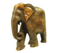 Houten Beeld Olifant (20,5 x 20 x 9 cm) Houten Beeld Olifant (20,5 x 20 x 9 cm)