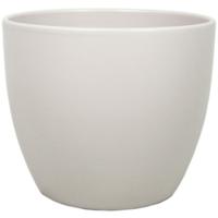 Floran Plantenpot - taupe - mat - keramiek - 36 x 29 cm   -