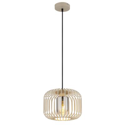 Globo 1-lichts hanglampAlfred zand bruin Ø 28cm - 15758H1