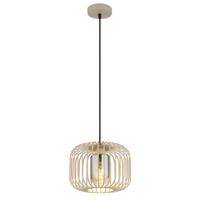 Globo 1-lichts hanglampAlfred zand bruin Ø 28cm - 15758H1