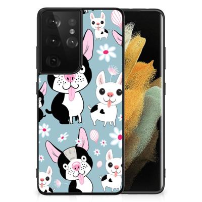Samsung Galaxy S21 Ultra Dierenprint Telefoonhoesje Hondjes