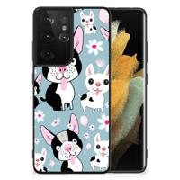 Samsung Galaxy S21 Ultra Dierenprint Telefoonhoesje Hondjes Samsung Galaxy S21 Ultra Dierenprint Telefoonhoesje Hondjes