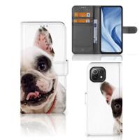 Xiaomi 11 Lite 5G NE | Mi 11 Lite | Telefoonhoesje | Met pasjeshouder | Franse Bulldog