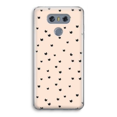 Kleine kattenkopjes: LG G6 Transparant Hoesje