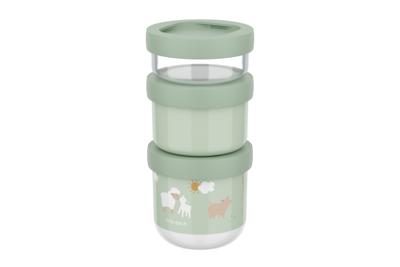 Mepal snackbox stack mio 3-delig little farm