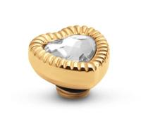 Melano Vivid Vintage Heart Steentje Crystal | Goud